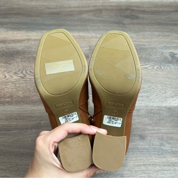 Windsor Top Moda On The Go Block Heel Platform Booties Size 7 - Picture 8 of 9